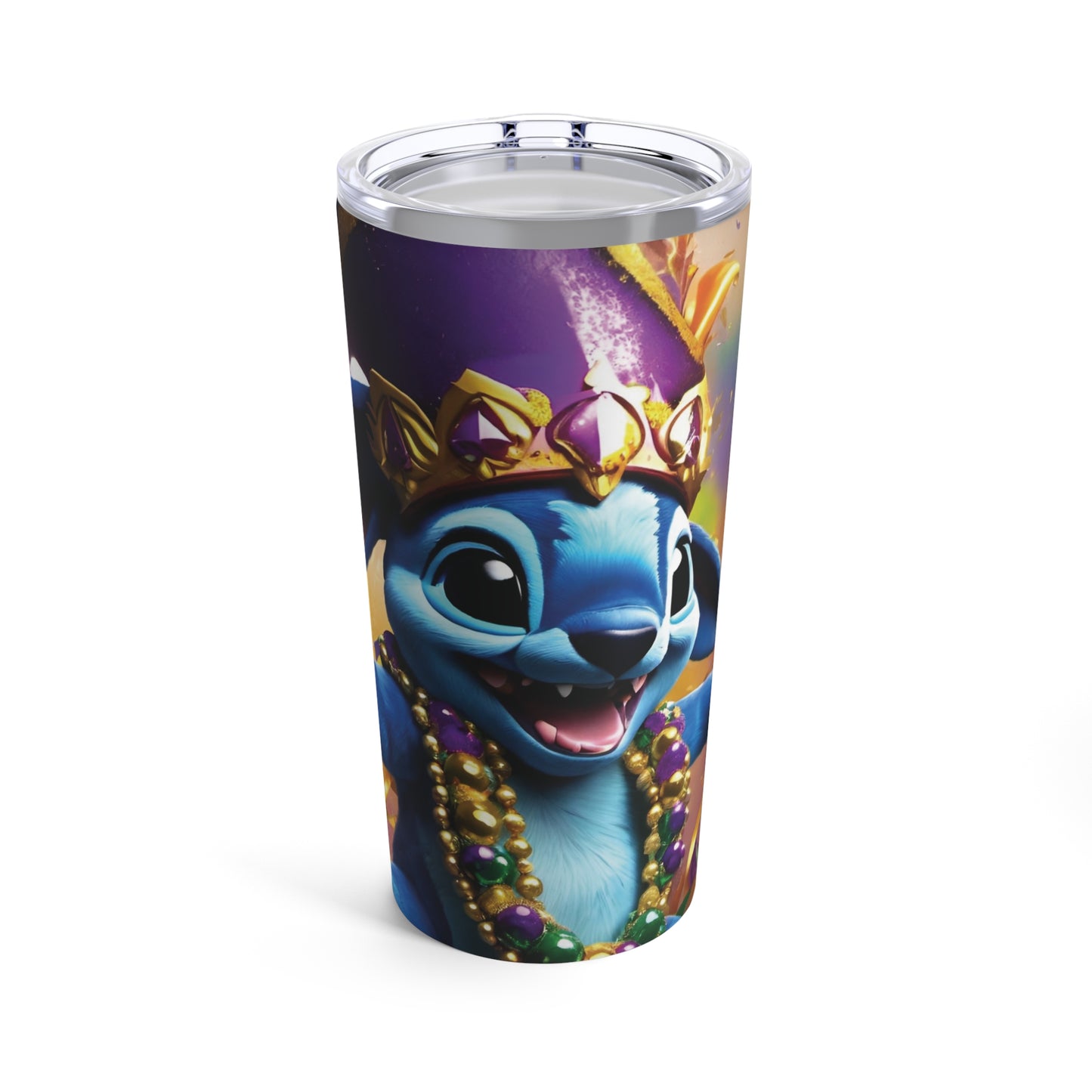 Sublimated Tumbler 20oz - Mardi Gras Experiment (Full Bleed)