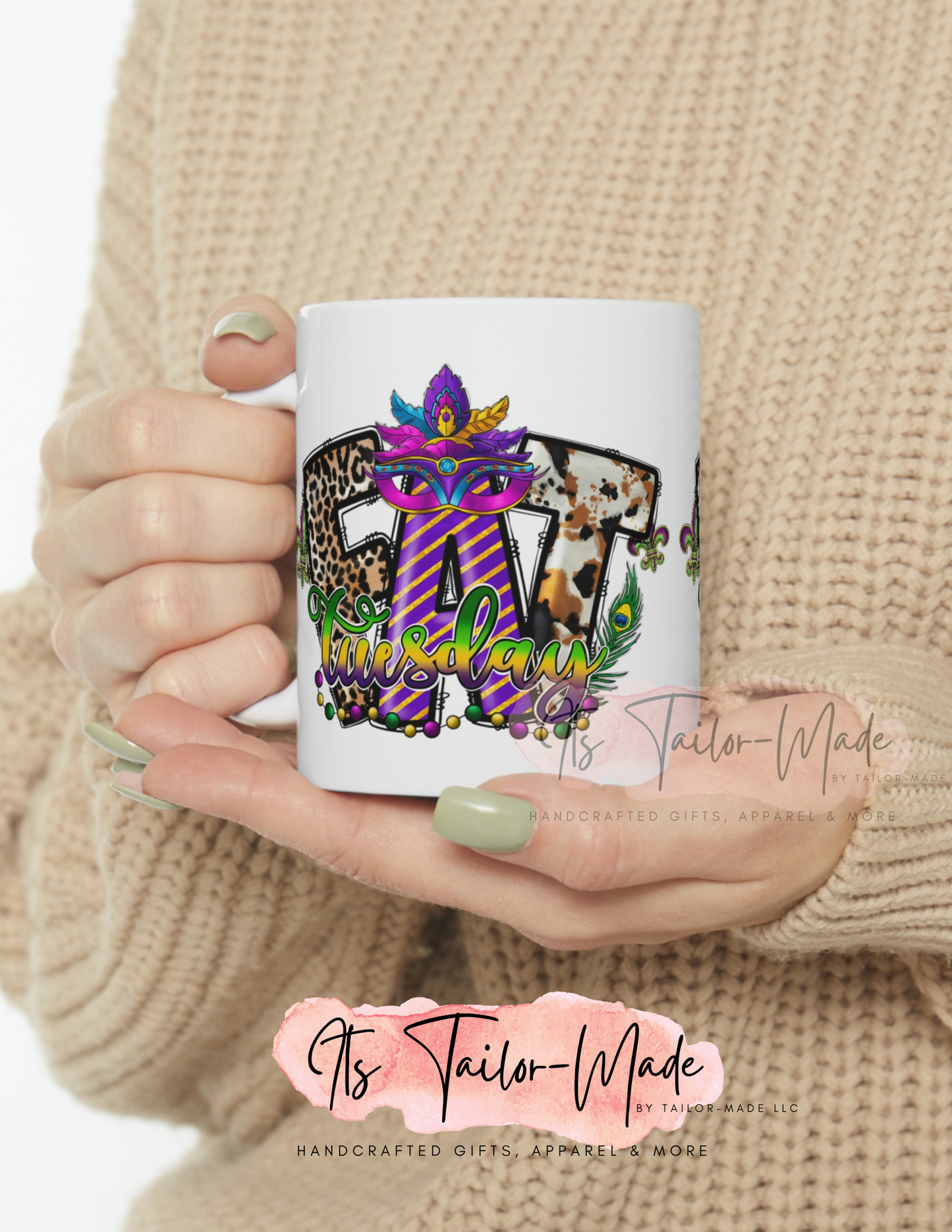 Fat Tuesday (Animal Print) Ceramic Mug 11oz