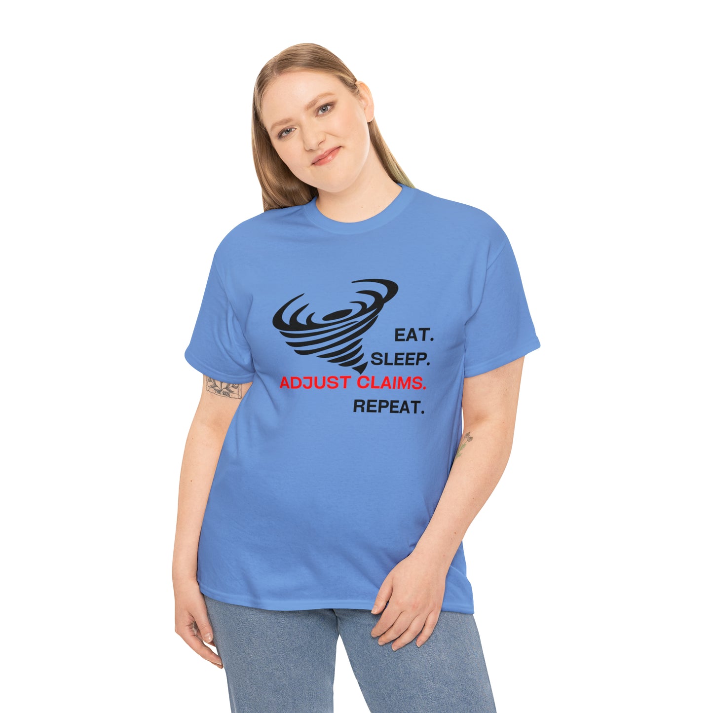 Claims Adjuster (Tornado) Unisex Heavy Cotton Tee