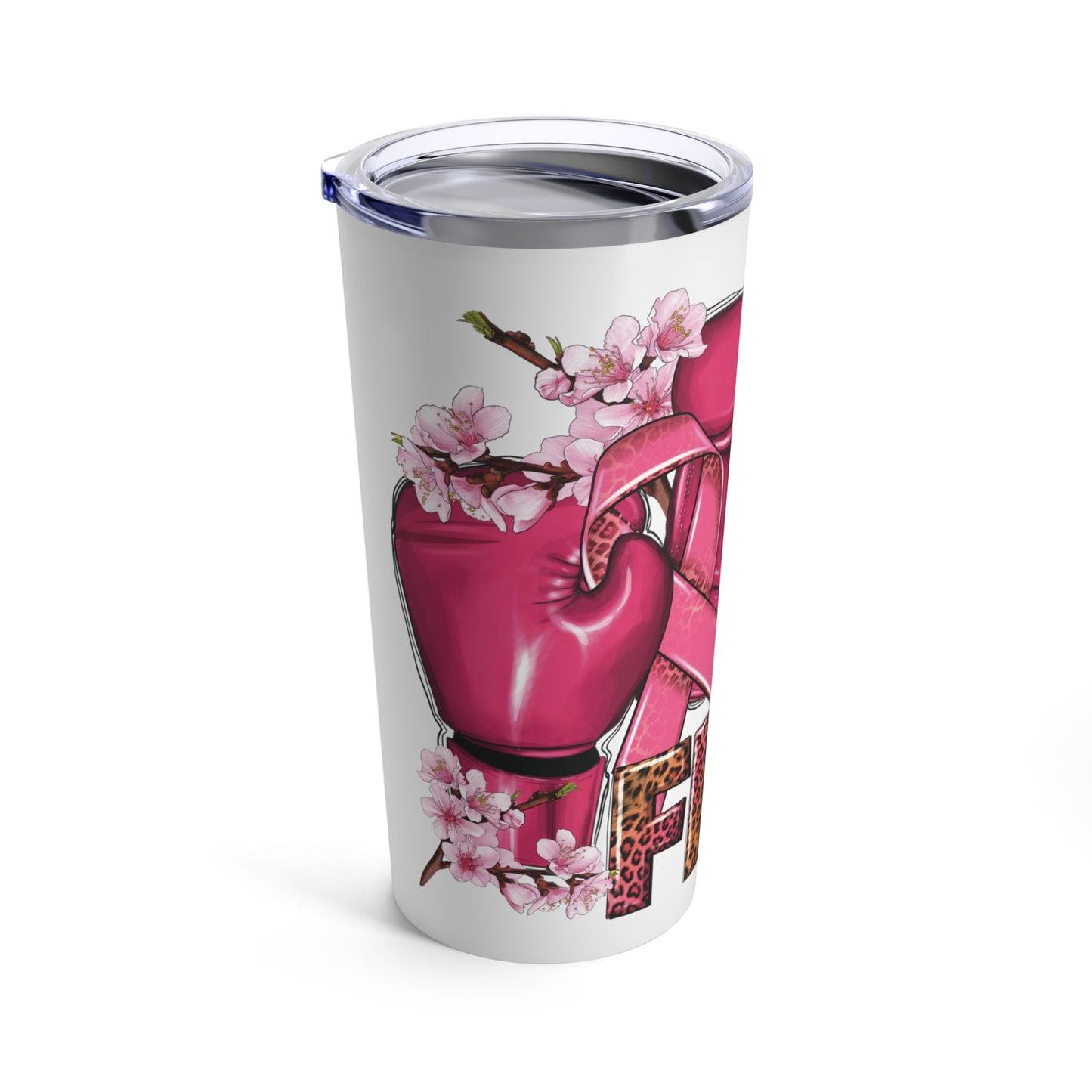 Her Fight Is Our Fight Sublimated Tumbler 20oz - White
