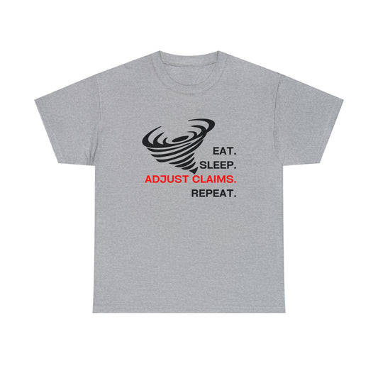 Claims Adjuster (Tornado) Unisex Heavy Cotton Tee