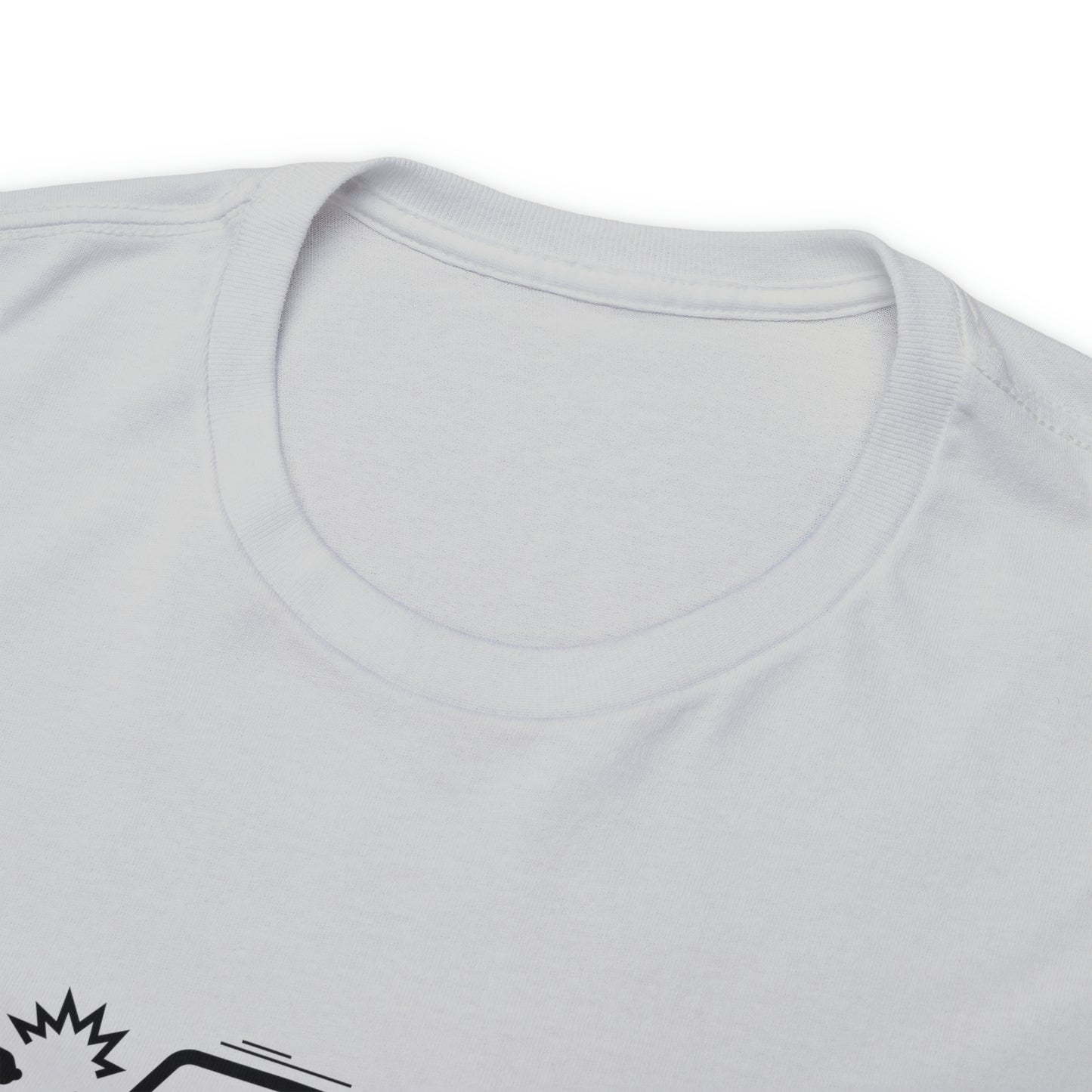 Claims Adjuster (Motorcyclist / Car / Black)  Unisex Heavy Cotton Tee