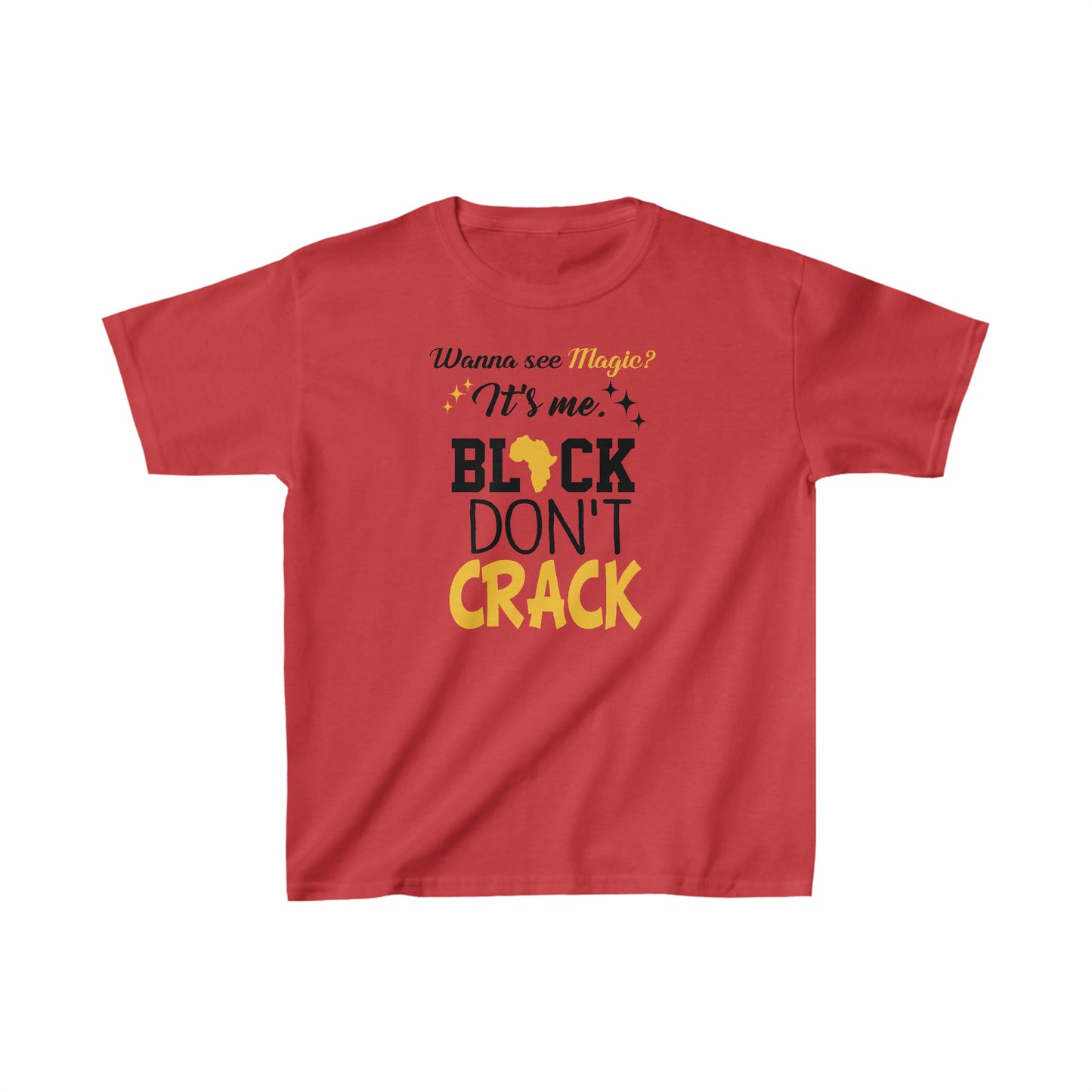 Black Don't Crack Kids Tee