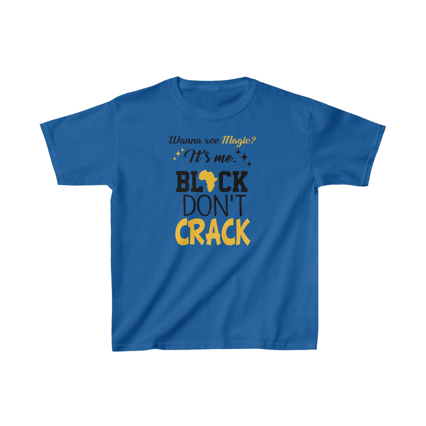 Black Don't Crack Kids Tee