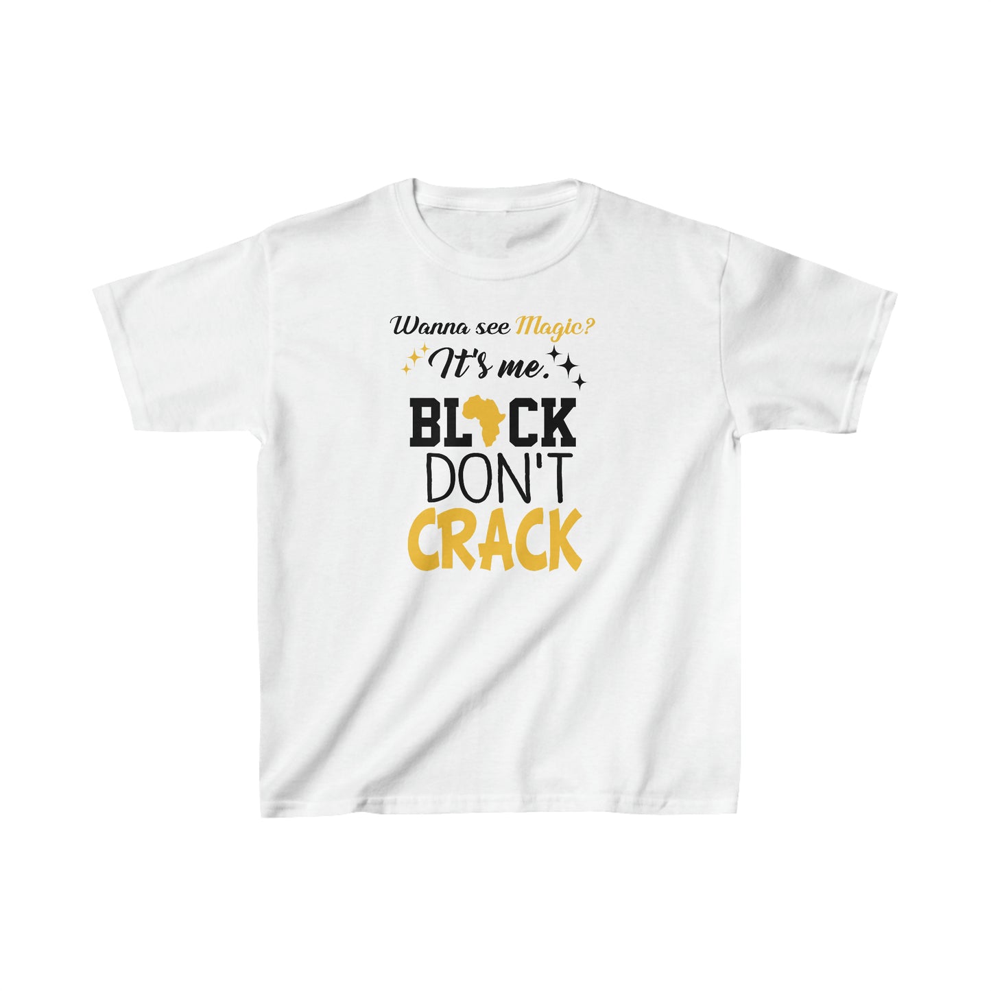 Black Don't Crack Kids Tee