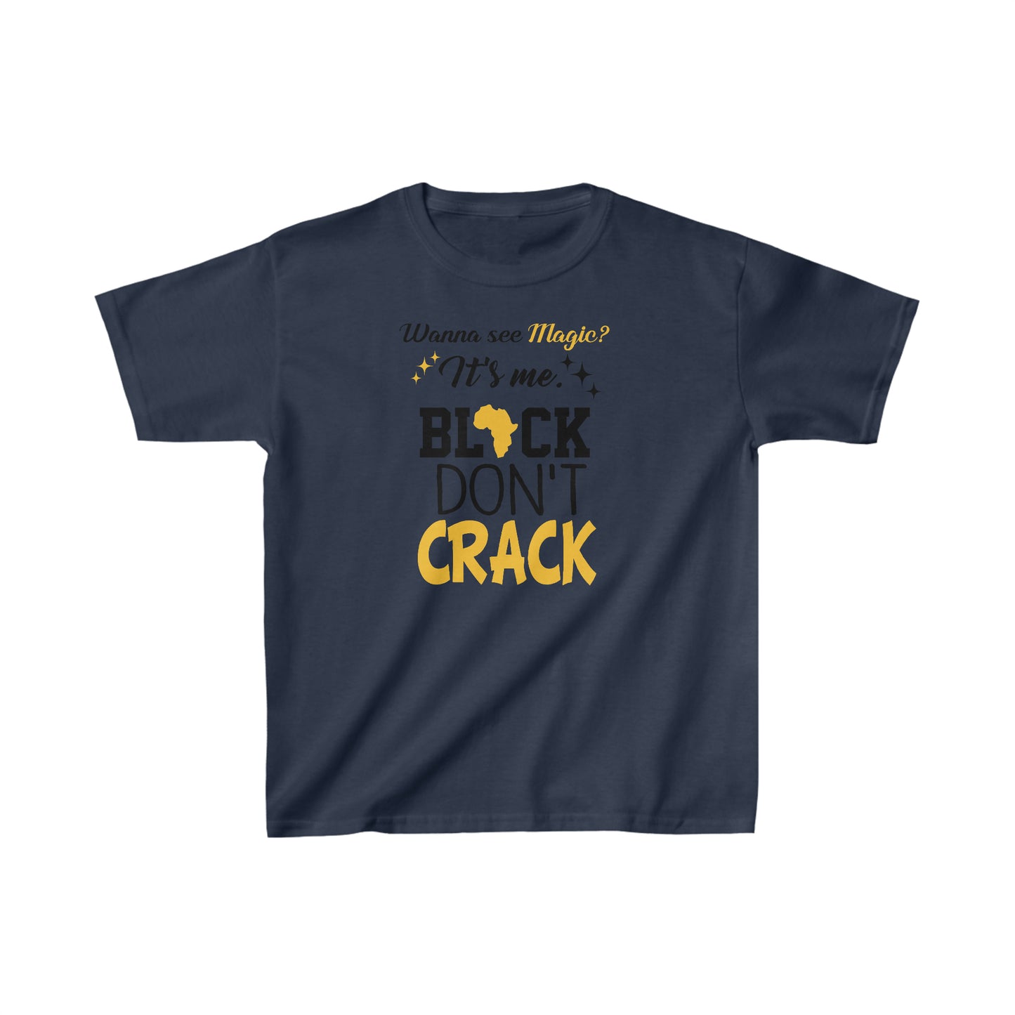 Black Don't Crack Kids Tee