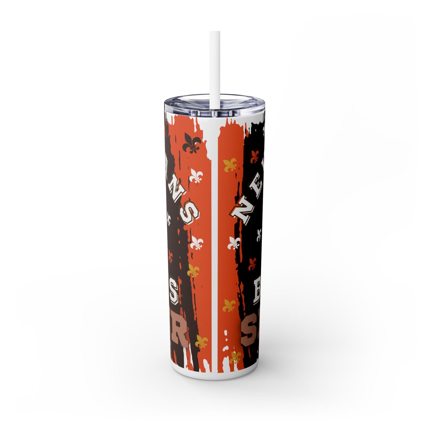 New Orleans + Browns Fan Tumbler