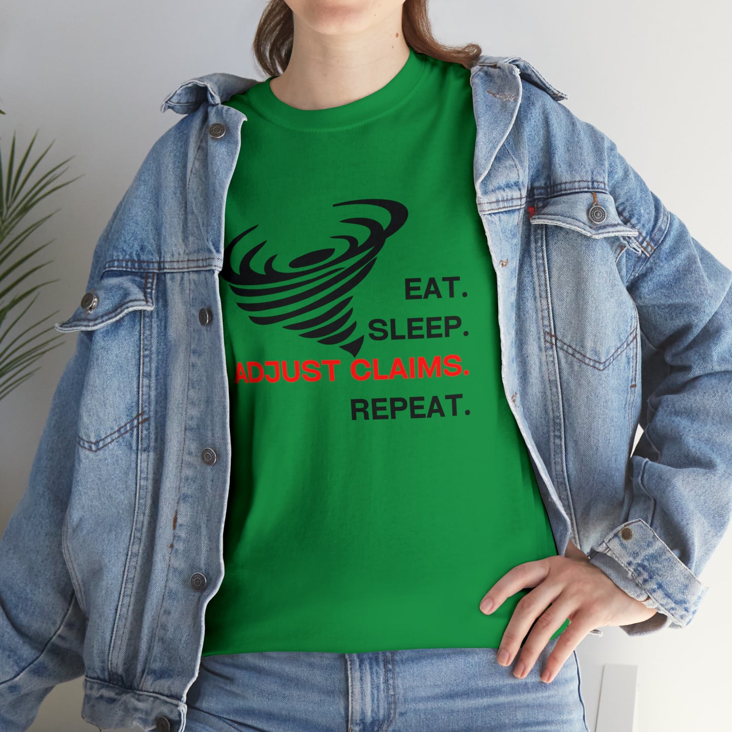 Claims Adjuster (Tornado) Unisex Heavy Cotton Tee