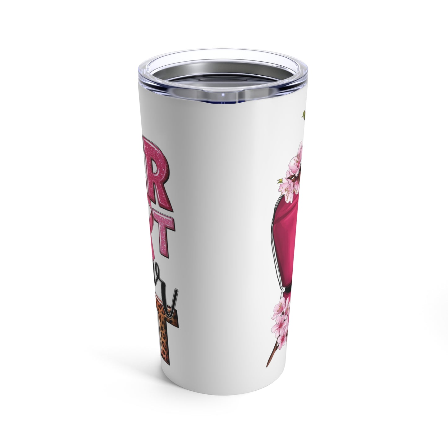 Her Fight Is Our Fight Sublimated Tumbler 20oz - White