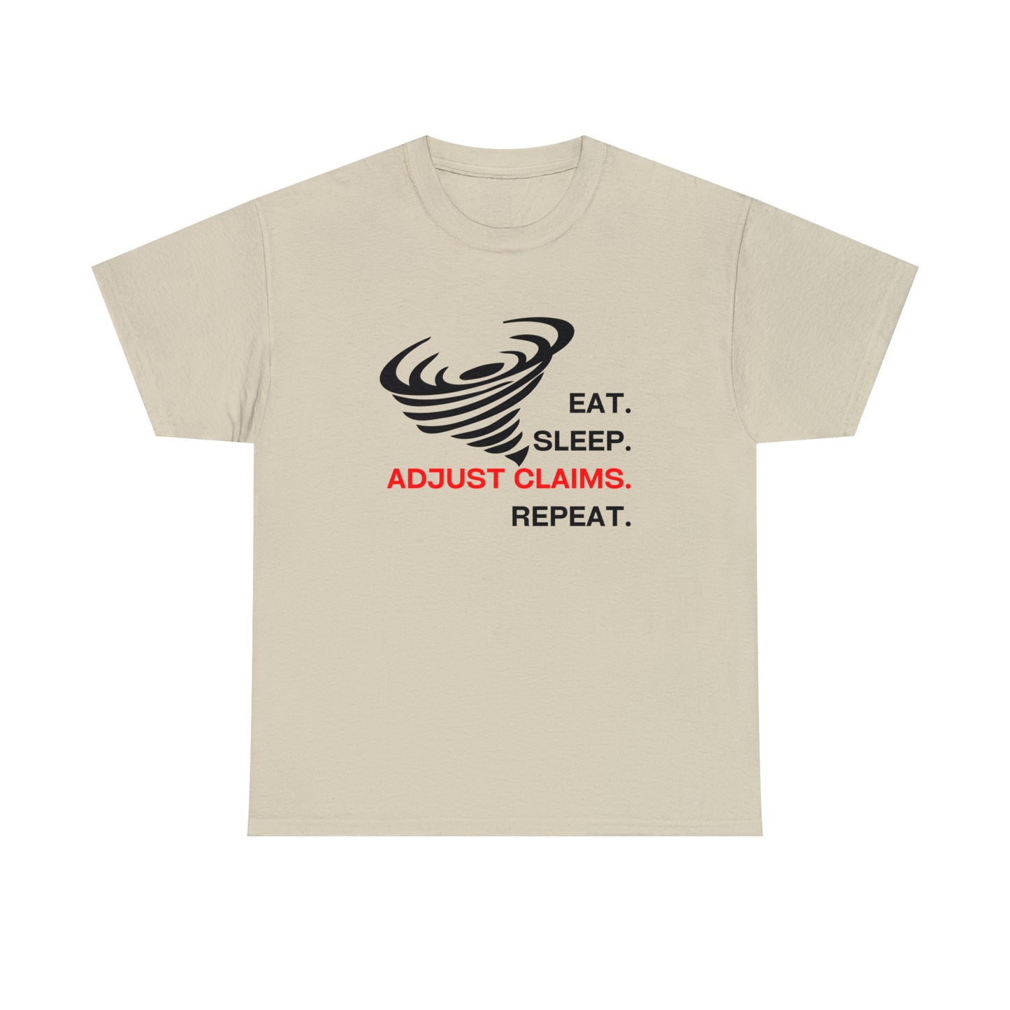 Claims Adjuster (Tornado) Unisex Heavy Cotton Tee