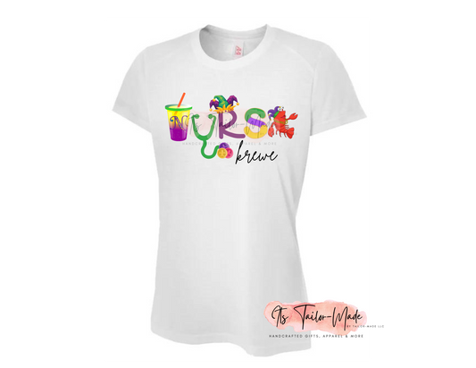 Sublimated - Nurse Krewe White Shirt