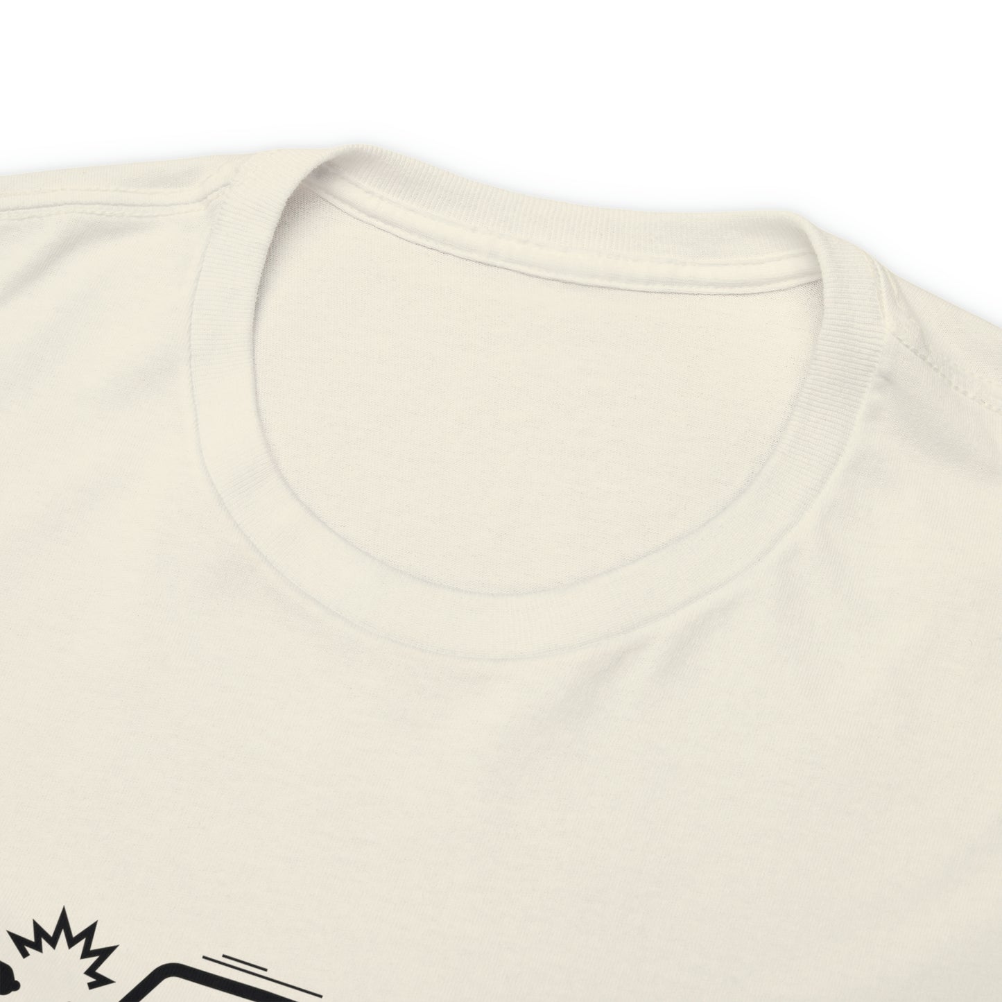 Claims Adjuster (Motorcyclist / Car / Black)  Unisex Heavy Cotton Tee