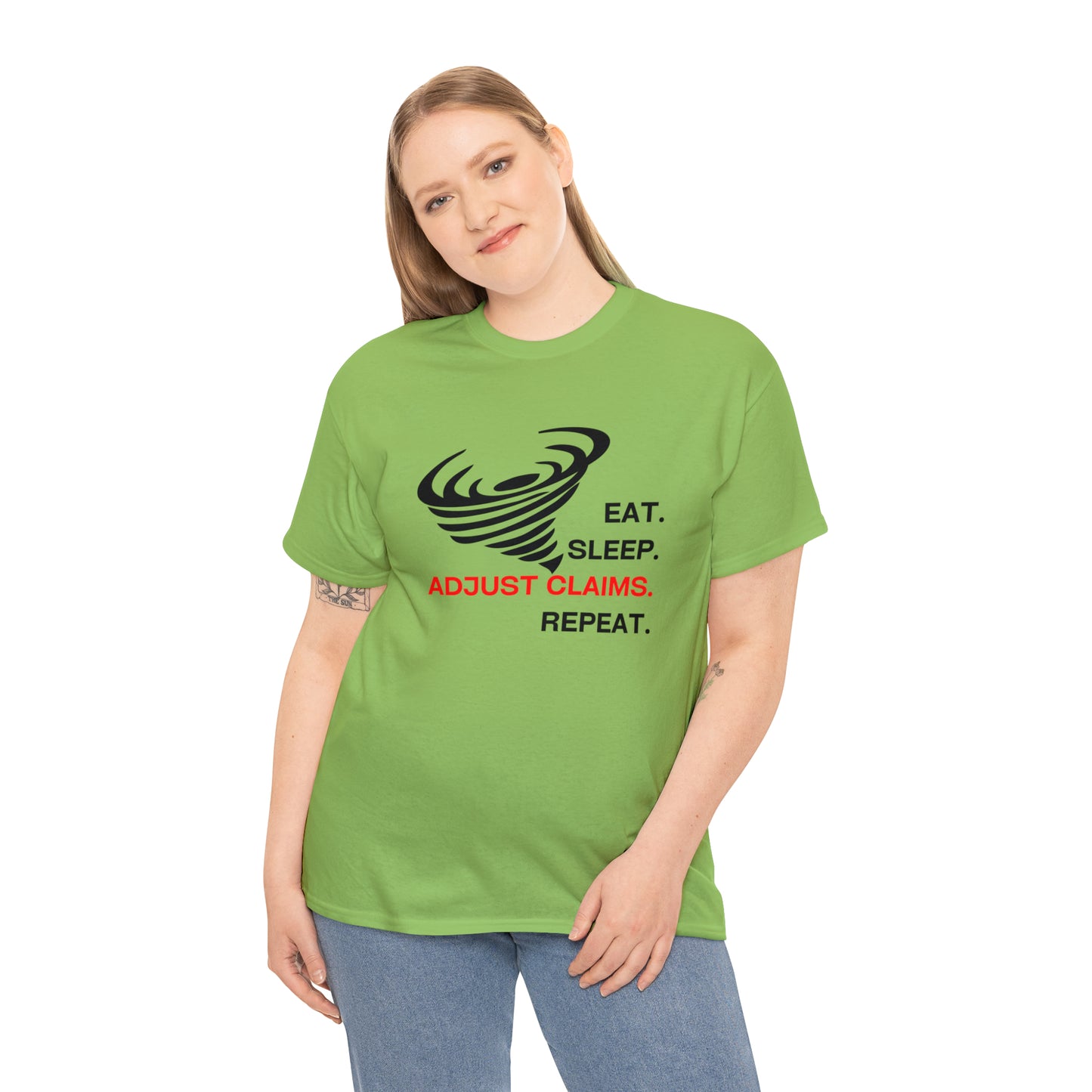 Claims Adjuster (Tornado) Unisex Heavy Cotton Tee