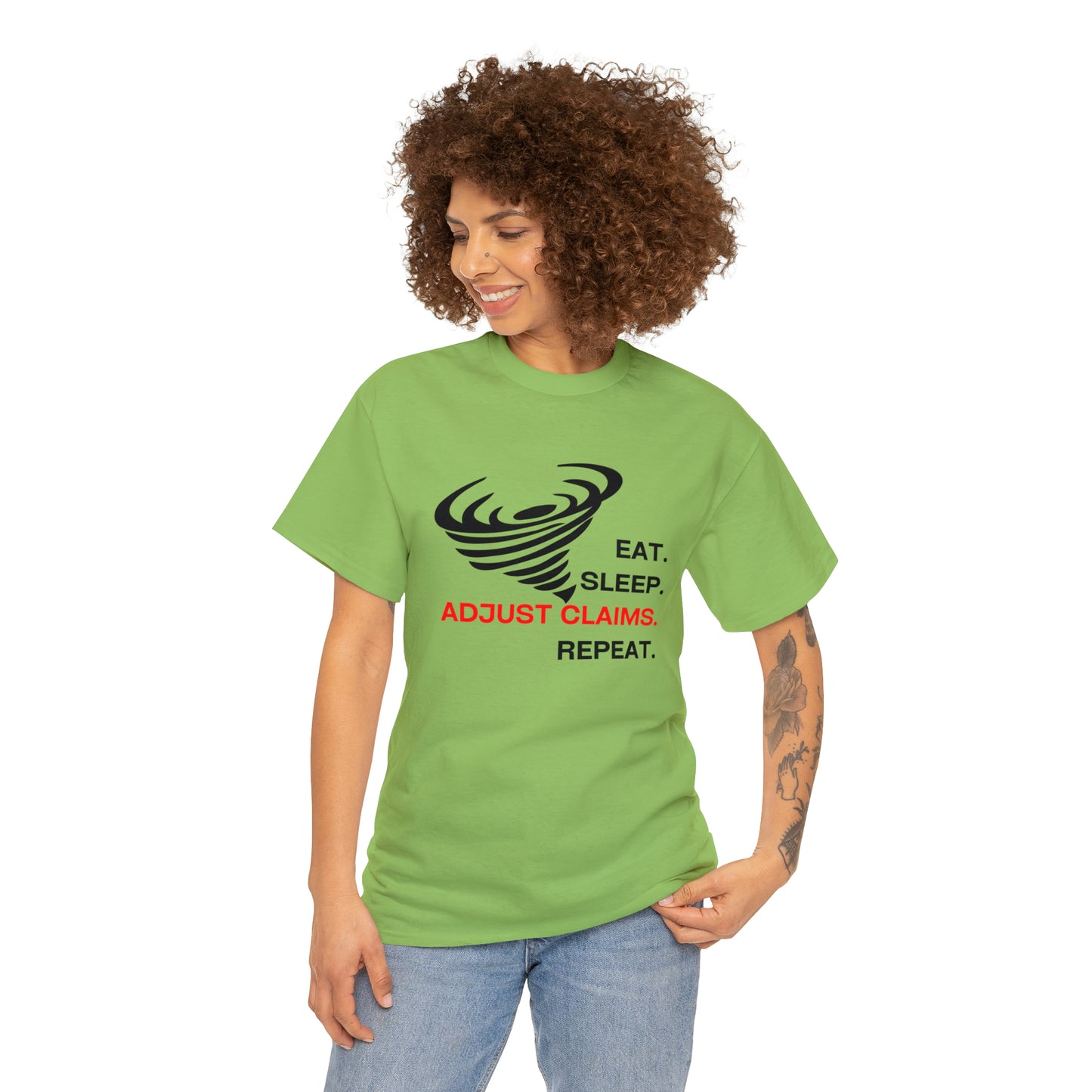 Claims Adjuster (Tornado) Unisex Heavy Cotton Tee