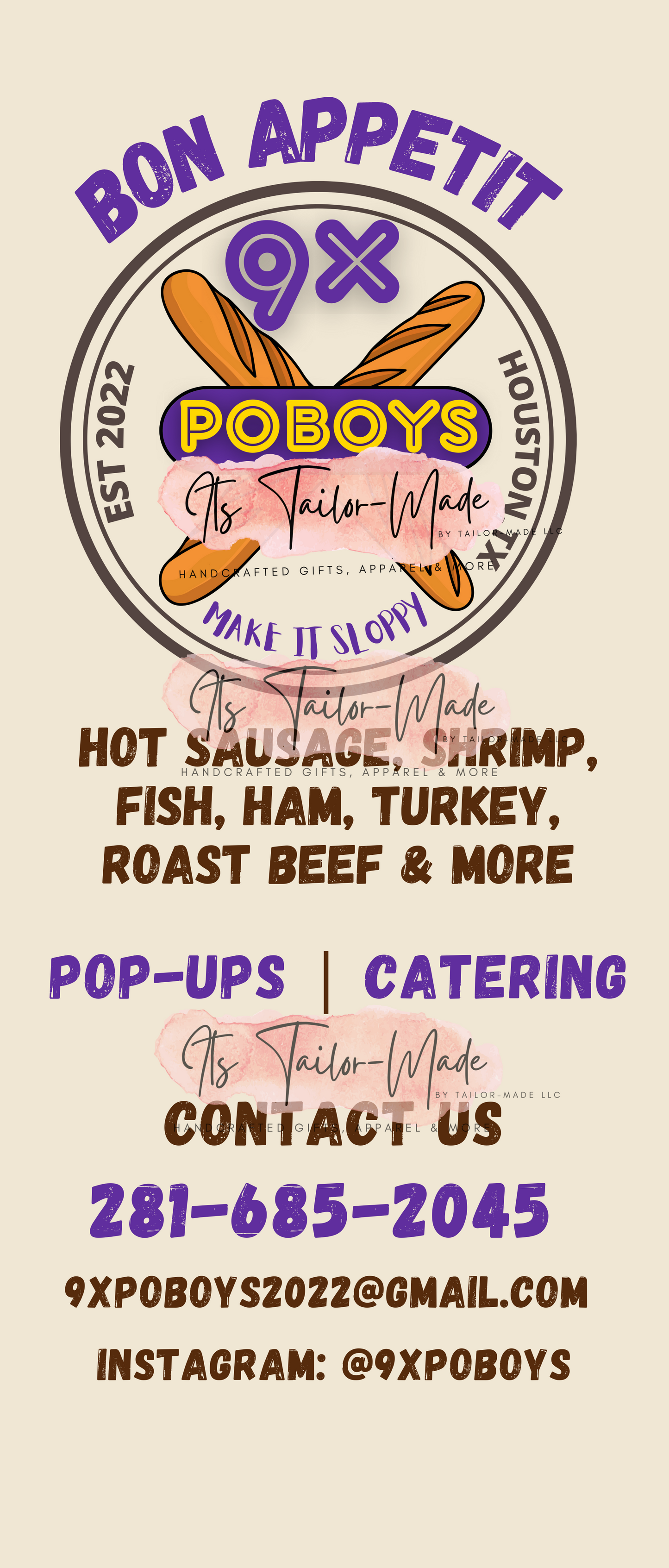 9x Poboy Retractable Banner