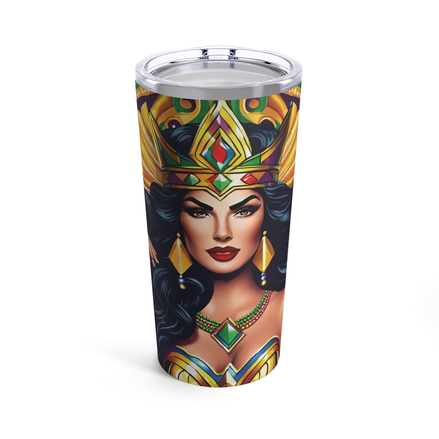 Sublimated Tumbler 20oz - Carnival Queen (Full Bleed)