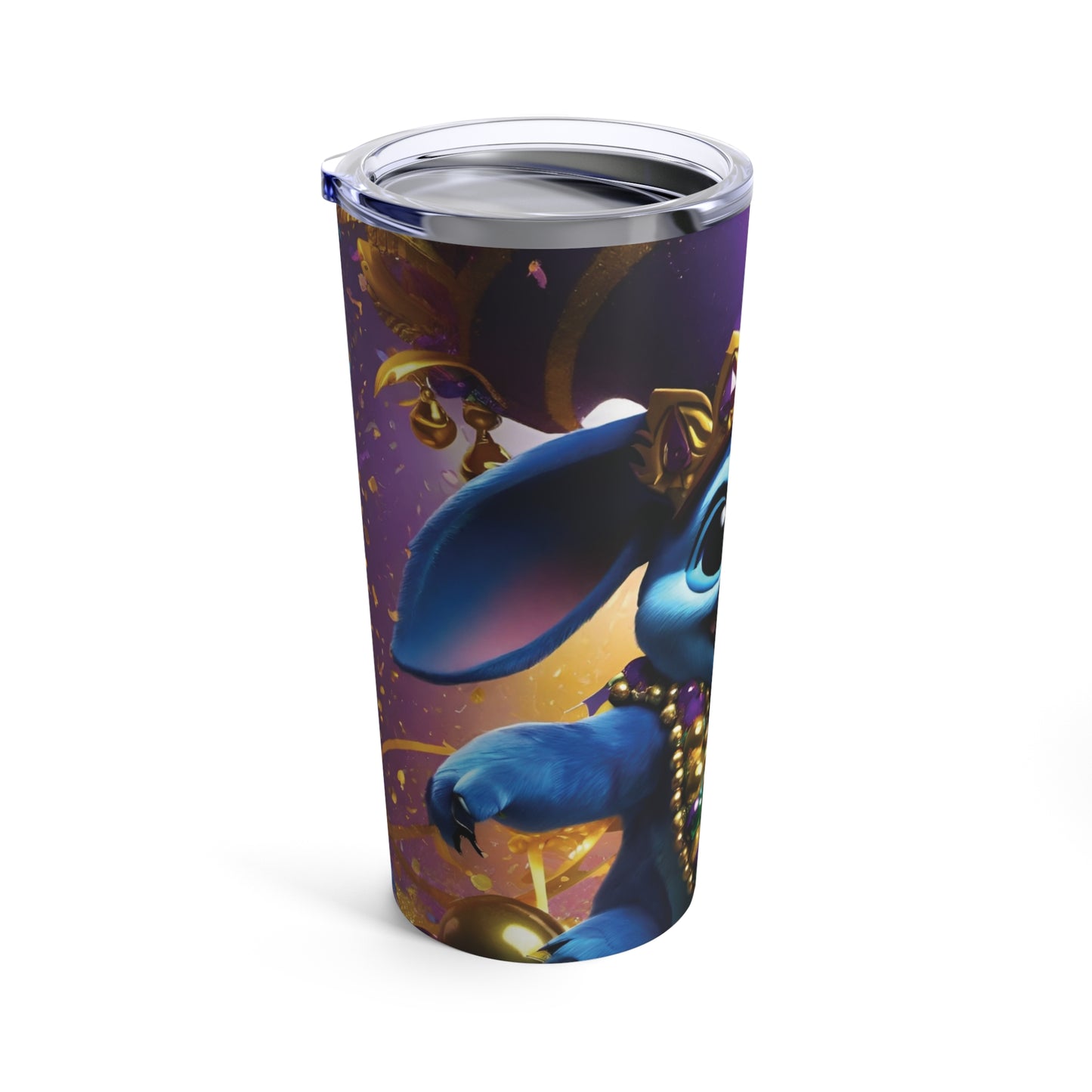 Sublimated Tumbler 20oz - Mardi Gras Experiment (Full Bleed)
