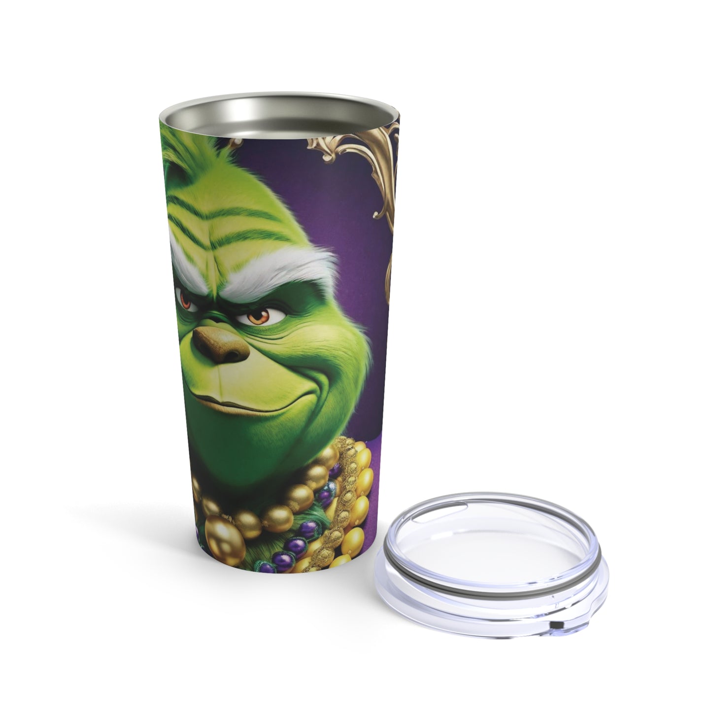 Sublimated Tumbler 20oz - Gaudy Green Gala (Full Bleed)