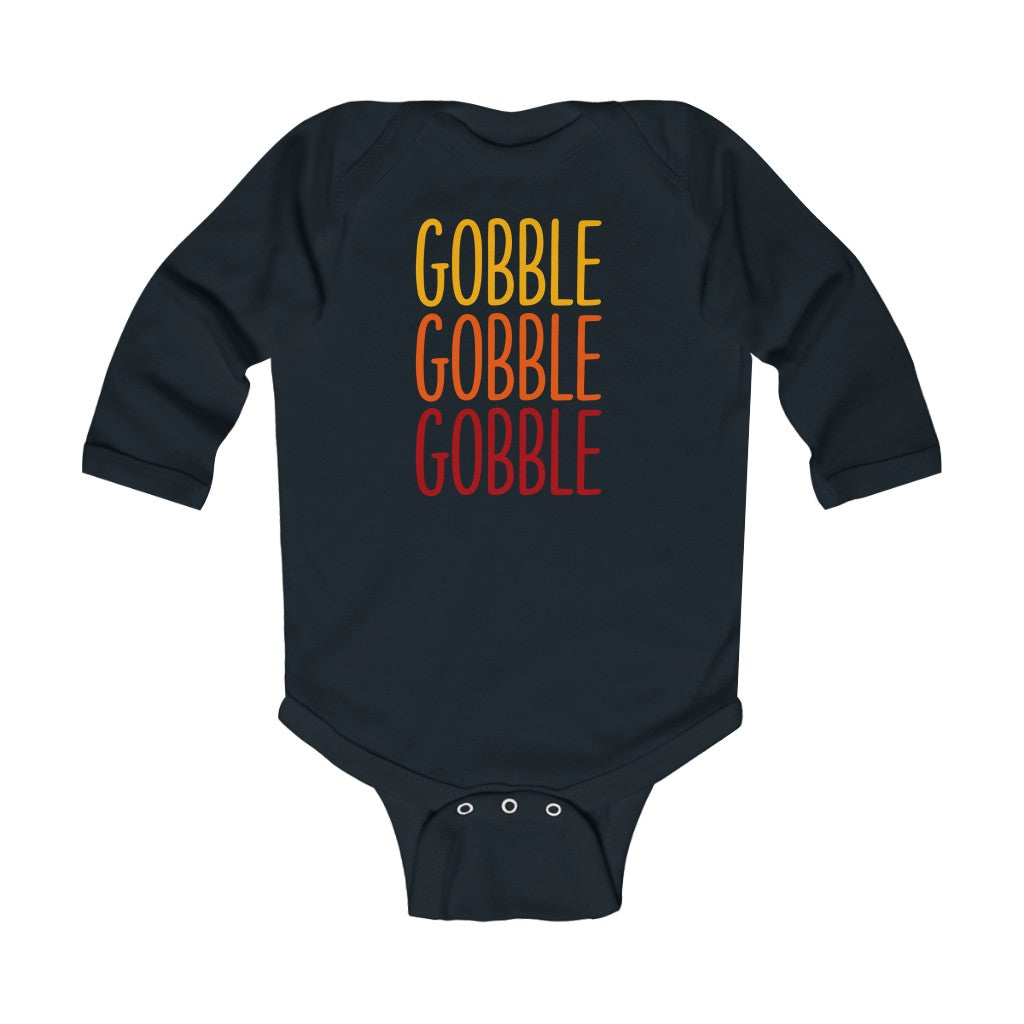Gobble Gobble Gobble Infant Long Sleeve Onesie