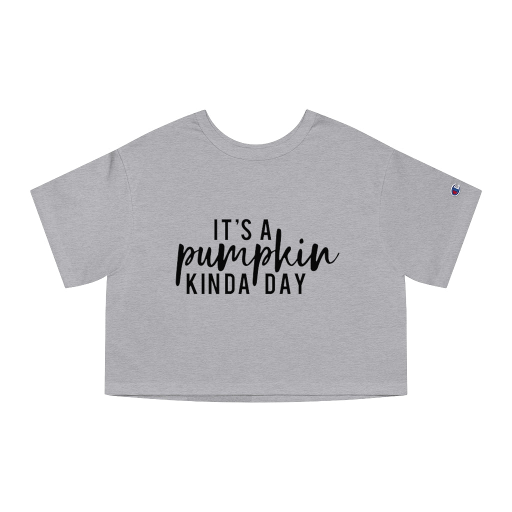 Pumpkin Kinda Day Cropped Tee