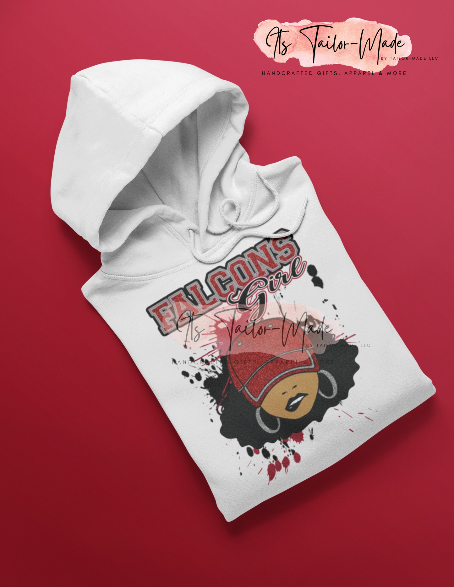 Natural Football Girl Hoodie