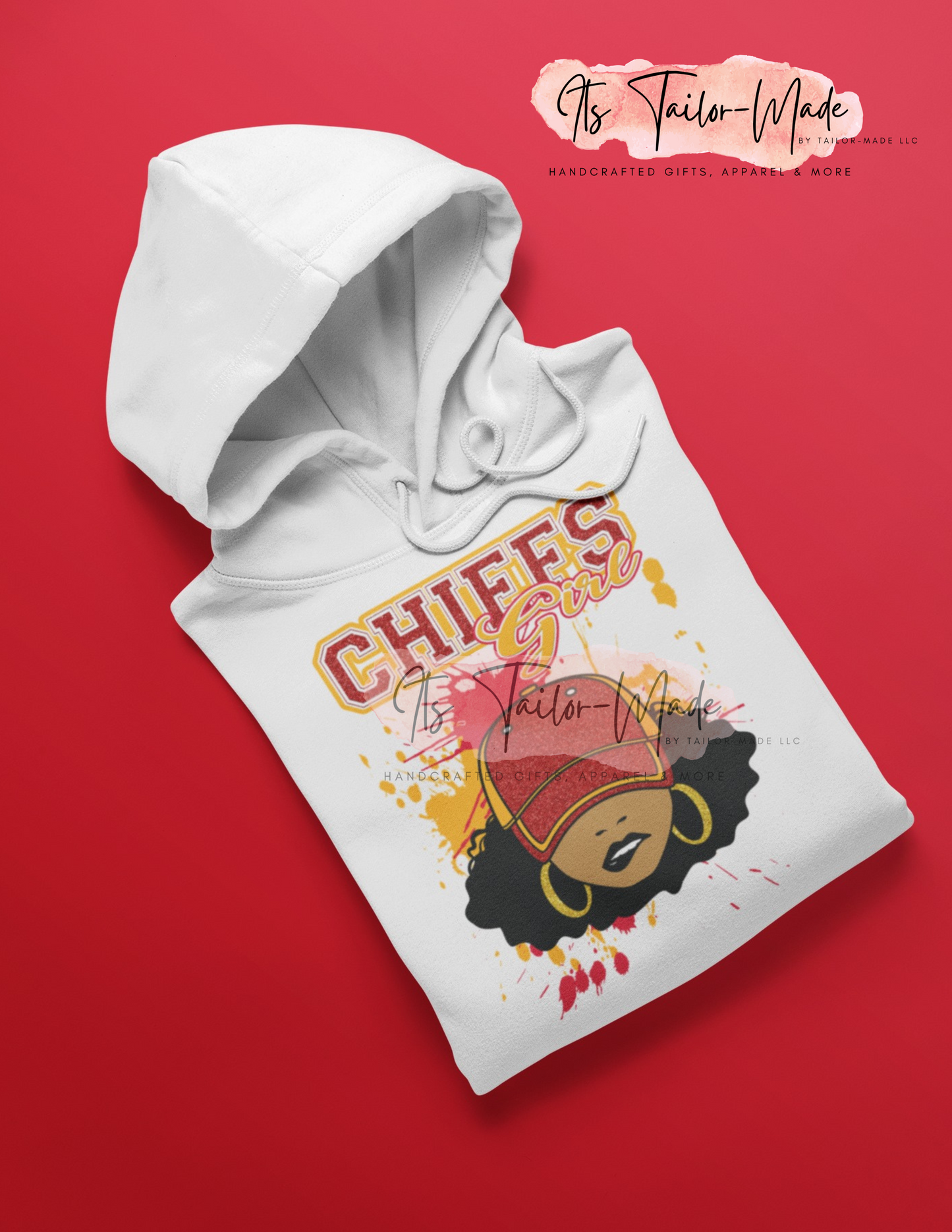 Natural Football Girl Hoodie