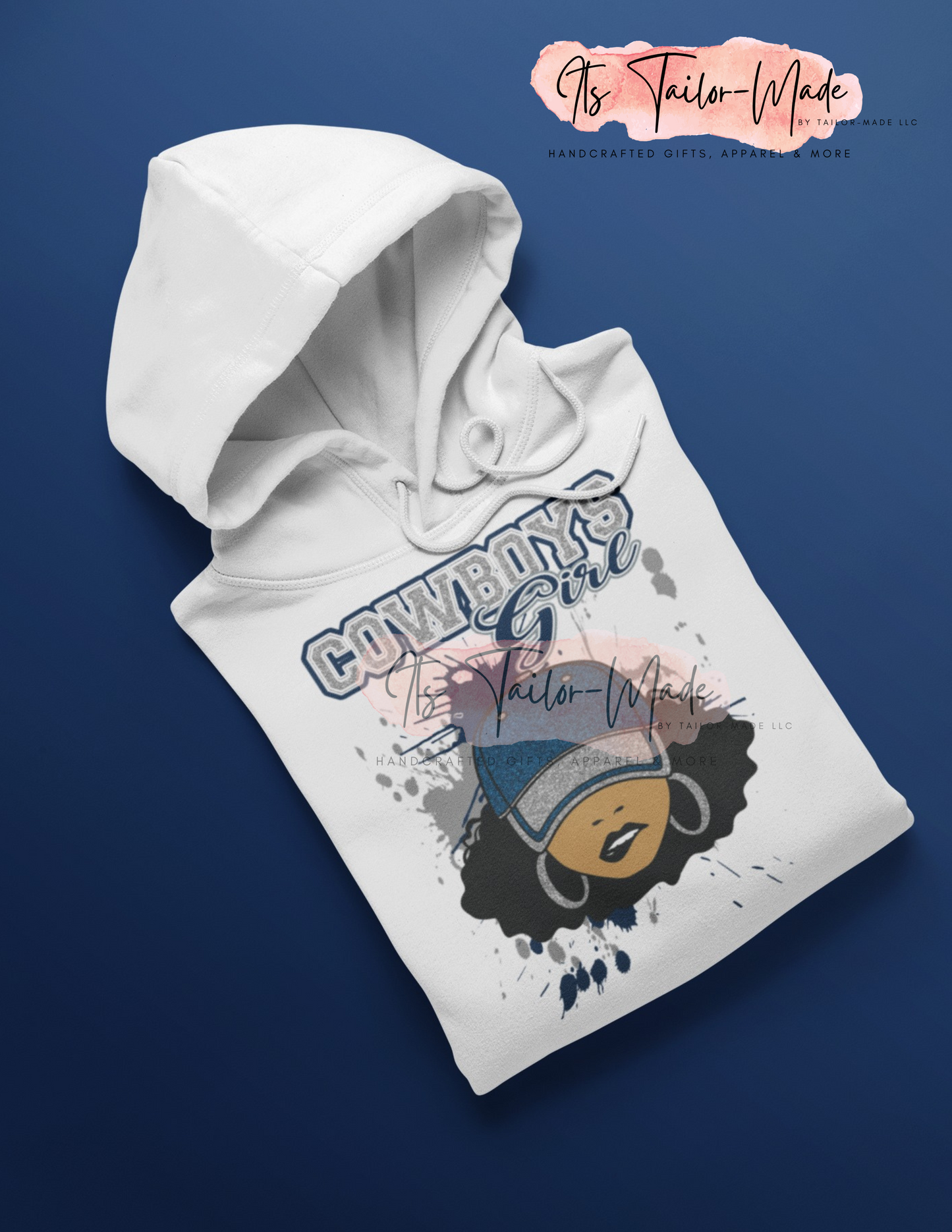 Natural Football Girl Hoodie