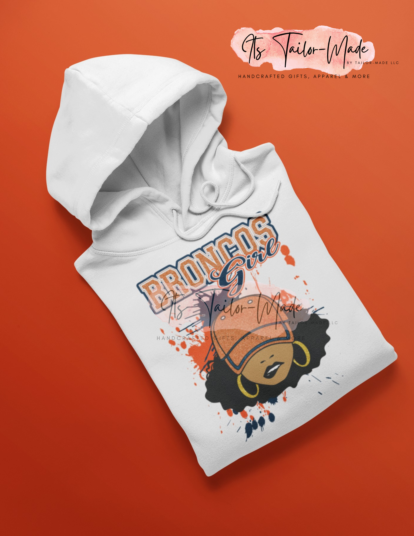 Natural Football Girl Hoodie