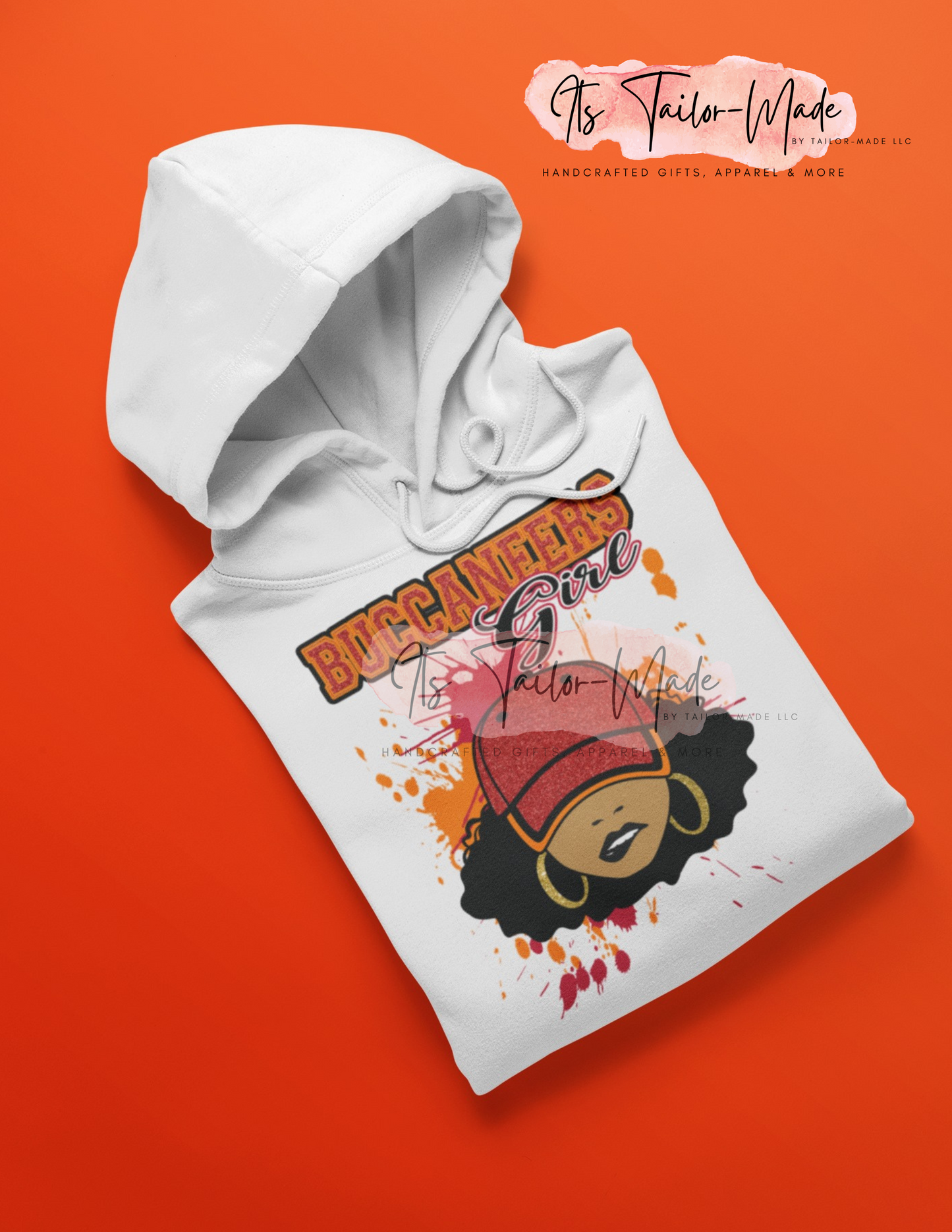 Natural Football Girl Hoodie