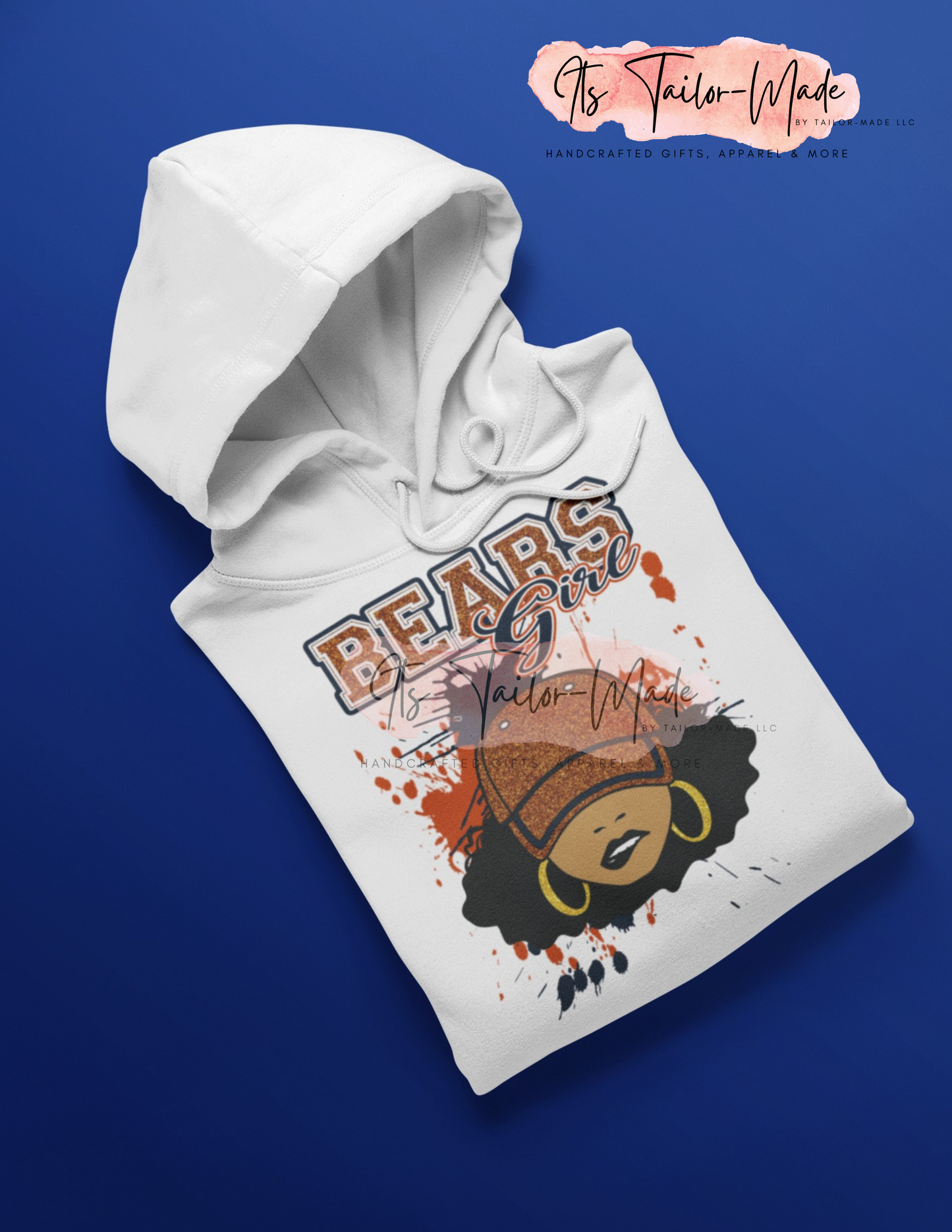 Natural Football Girl Hoodie