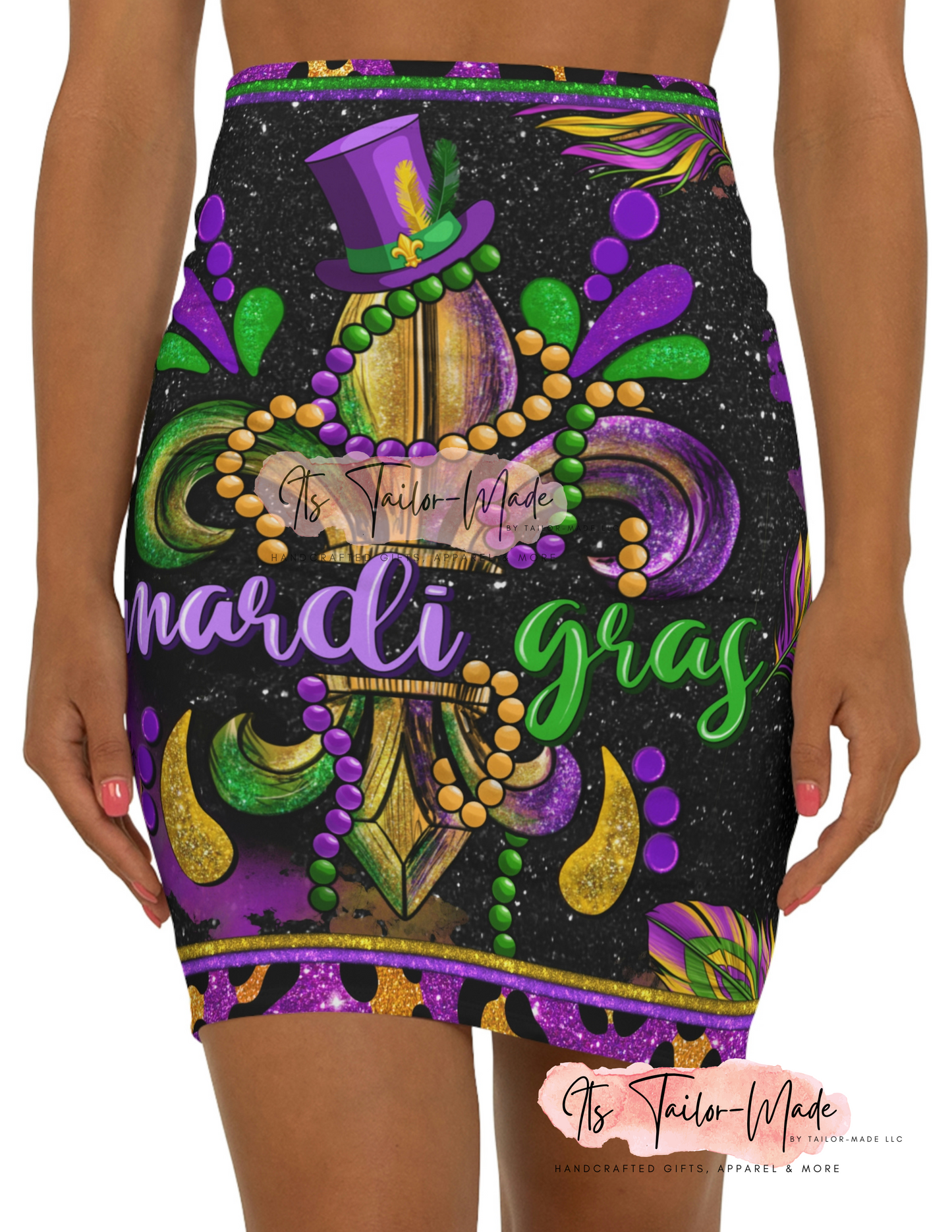 Mardi Gras Mini Skirt