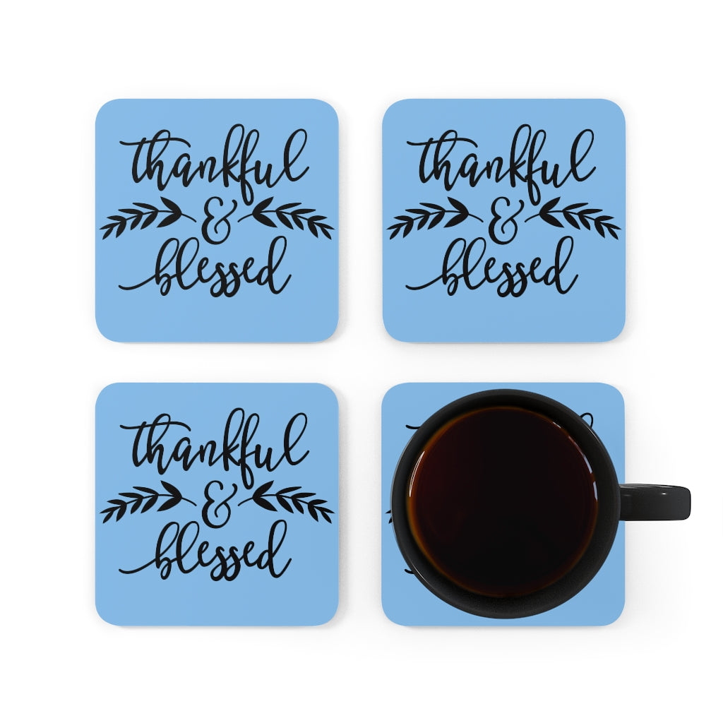 Thankful & Blessed Coaster Set