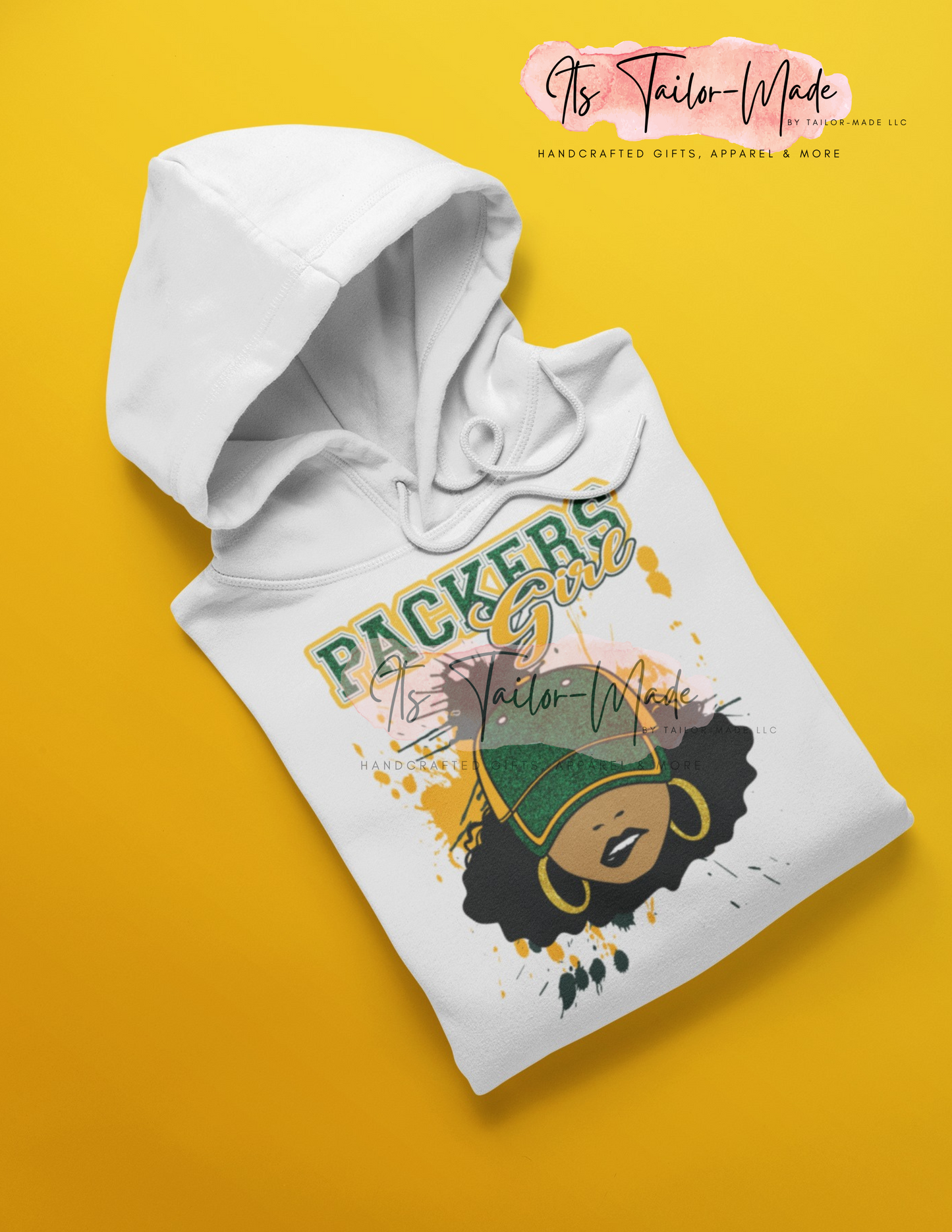 Natural Football Girl Hoodie