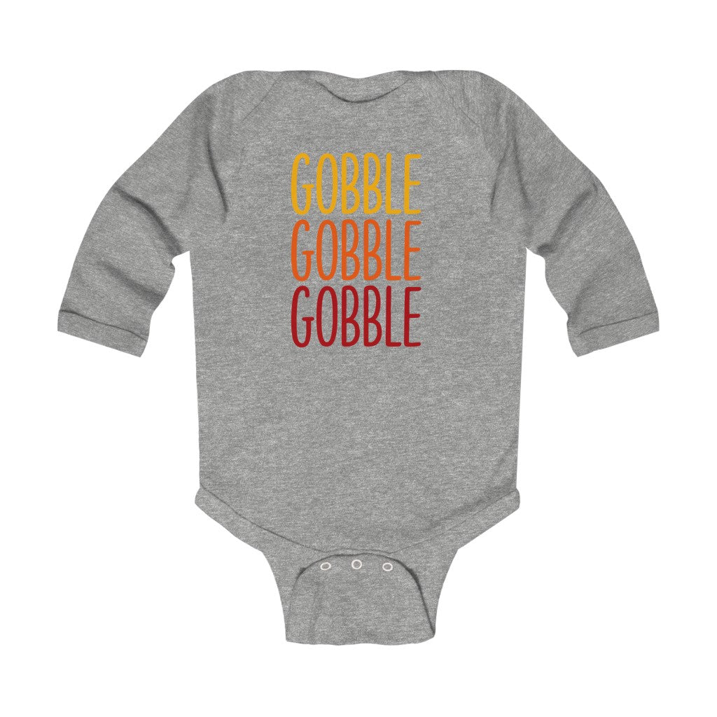 Gobble Gobble Gobble Infant Long Sleeve Onesie