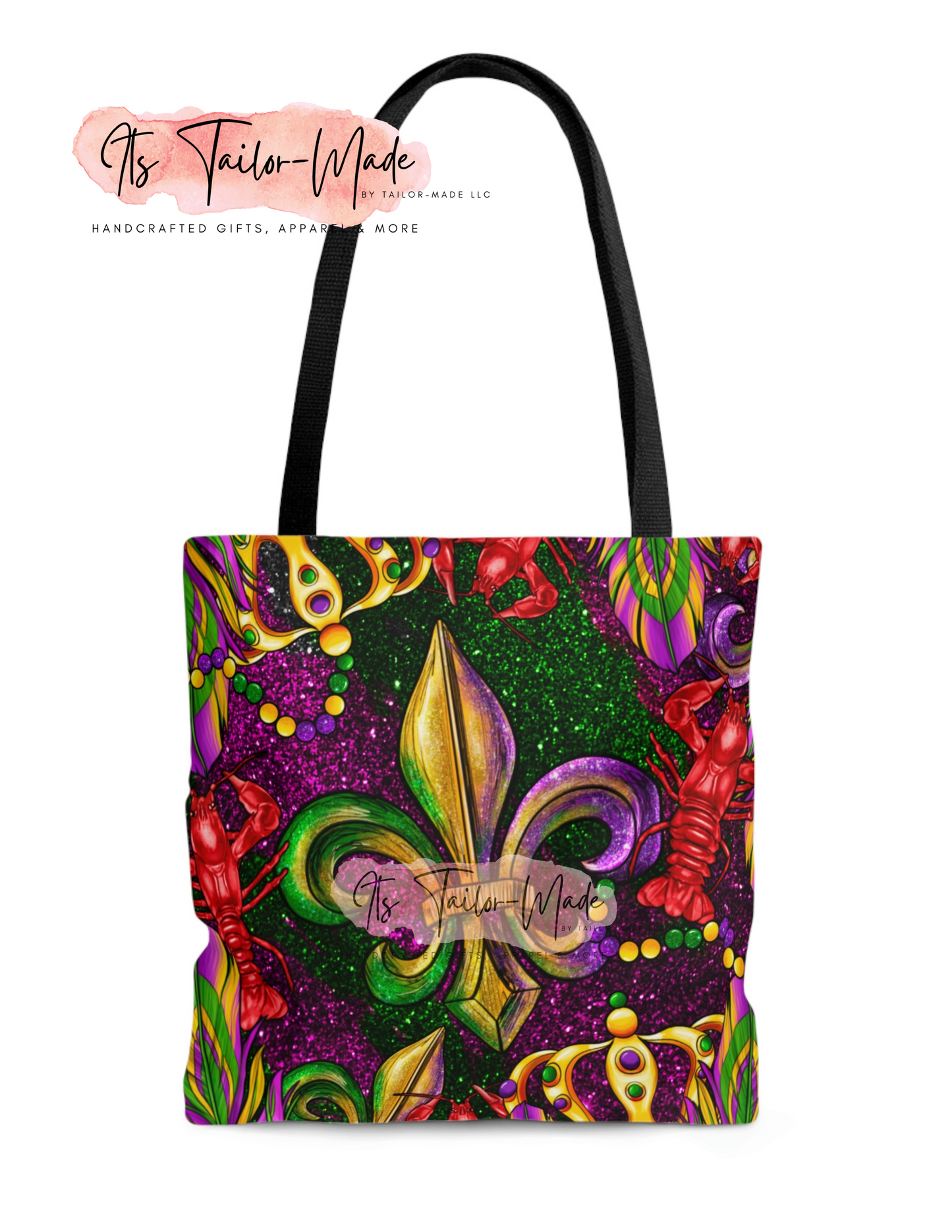 Mardi Gras (Fleur de lis / Crawfish) Tote Bag